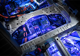 Servicing an electric vehicle