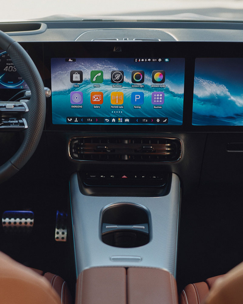 Mercedes-Benz All-Electric GLB Dashboard