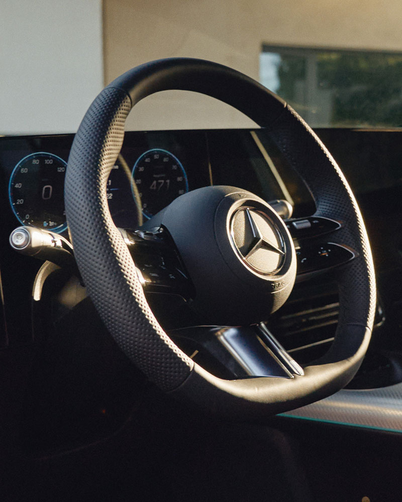 Mercedes-Benz All-Electric GLB Steering Wheel