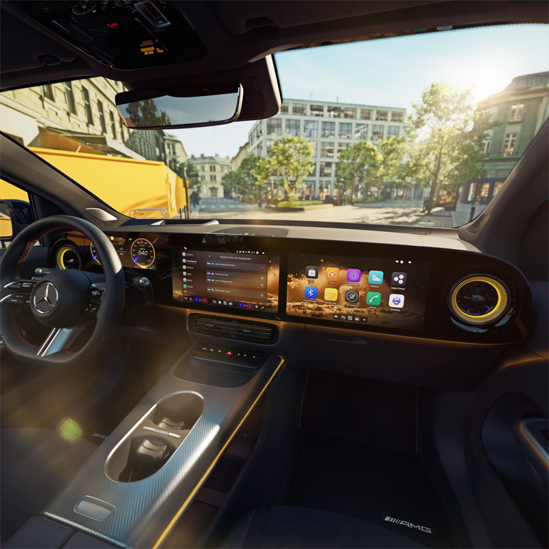 Mercedes-Benz All-Electric GLB Dashboard